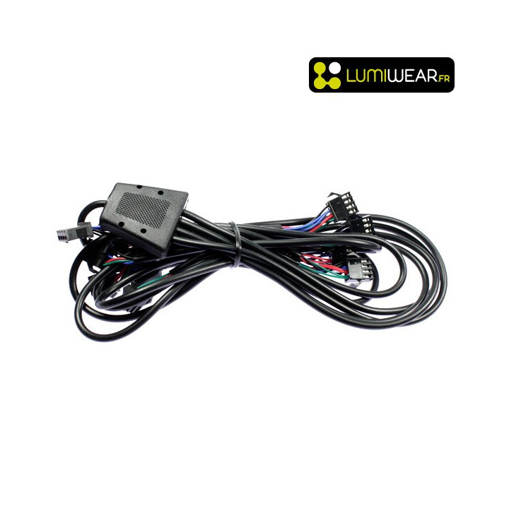 Vêtement lumineux Light1 DMX sans fil RGB de taille M