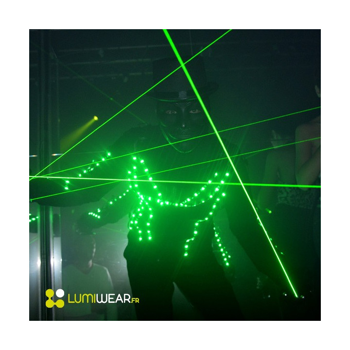 Vêtement lumineux Light1 DMX sans fil RGB de taille M